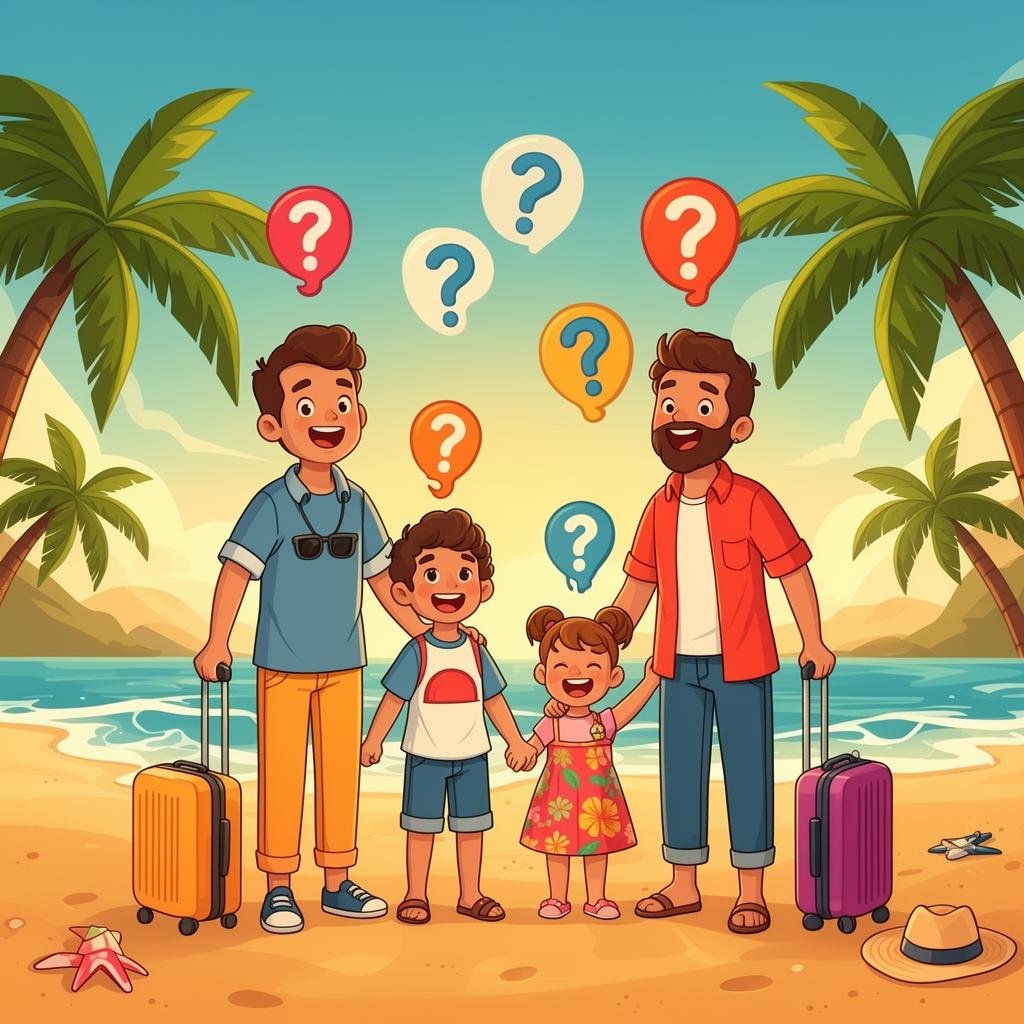 Travel FAQ illustration